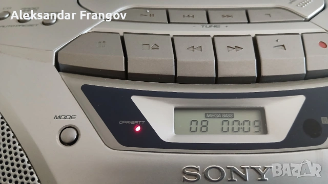 SONY CFD - S250L cd radio cassette recorder, снимка 16 - Радиокасетофони, транзистори - 55055594