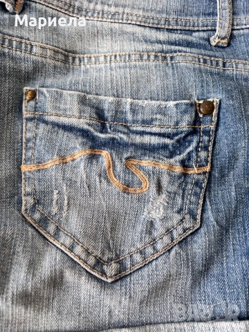 Vintage къси панталонки bershka с ниска талия , снимка 3 - Къси панталони и бермуди - 54572153