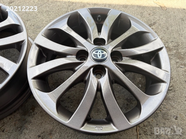 4 броя алуминиеви джанти а Тоyota Yaris-Hybrid 15, снимка 7 - Гуми и джанти - 54820600