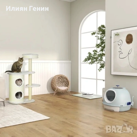 PawHut Дърво за котки с драскалка, снимка 8 - За котки - 54317133