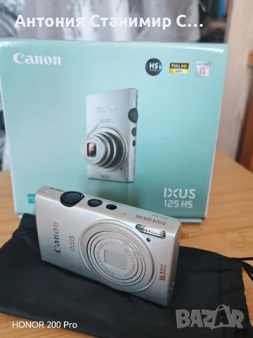 Canon ixus 125hs, снимка 7 - Фотоапарати - 55677508