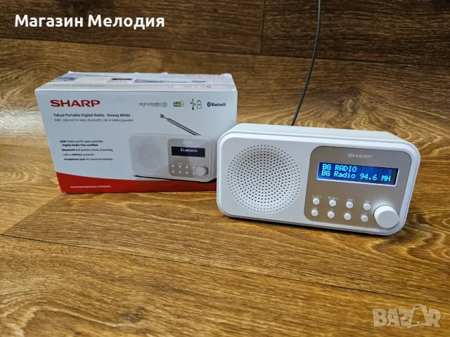 Радио Sharp Tokyo DR-P420(WH) – DAB+/FM, Bluetooth / Чисто ново дигитално радио, снимка 2 - Радиокасетофони, транзистори - 55291844