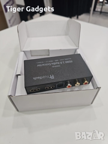FeinTech VAX00102 HDMI 2.0 Audio Extractor – 4K HDR с ARC функция, снимка 5 - Части и Платки - 53976804