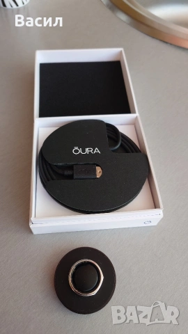 Смарт пръстен Oura Ring Gen 3, Heritage, Silver, размер 10, снимка 2 - Смарт гривни - 55166205