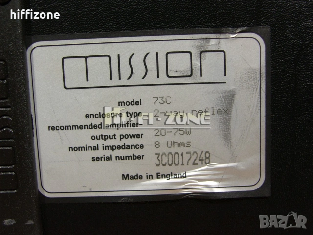 Център Mission model 73c, снимка 10 - Тонколони - 54270968