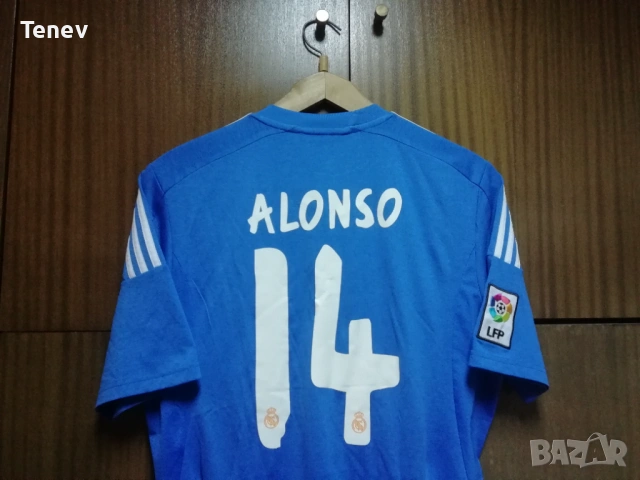 Real Madrid Xabi Alonso Adidas оригинална тениска фланелка 2013/2014 Реал Мадрид Алонсо , снимка 3 - Тениски - 43886920