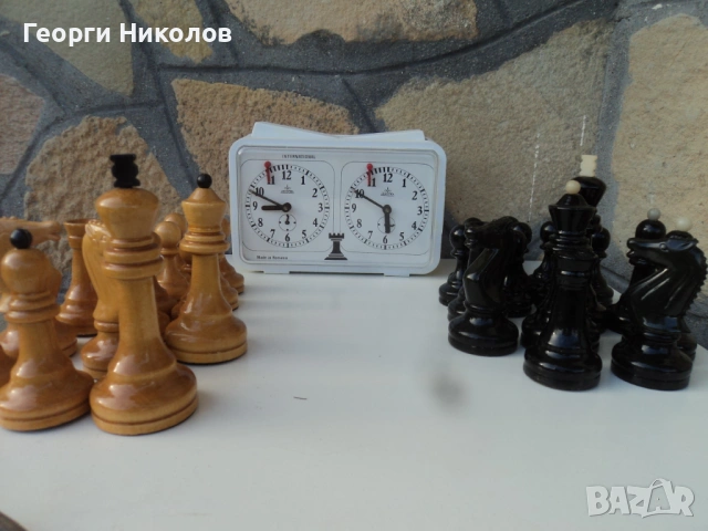 фигурки и часовник за шах, снимка 10 - Шах и табла - 54392783