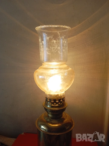 Винтидж настолна лампа, снимка 5 - Настолни лампи - 54096214