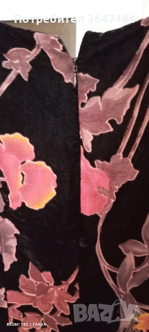 Рокля от кадифе, снимка 6 - Рокли - 53983444