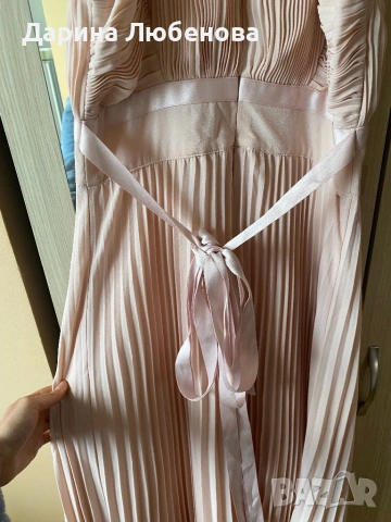 ASOS светлорозова рокля, снимка 8 - Рокли - 54392158