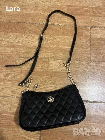 Дамска оригинална чанта Beverly Hills polo club black