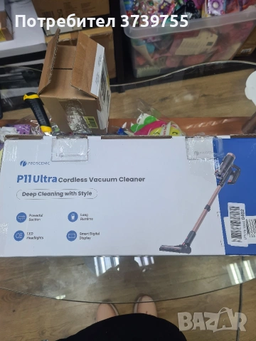 Вертикална прахосмукачка Proscenic P11 Ultra , снимка 2 - Прахосмукачки - 54664556