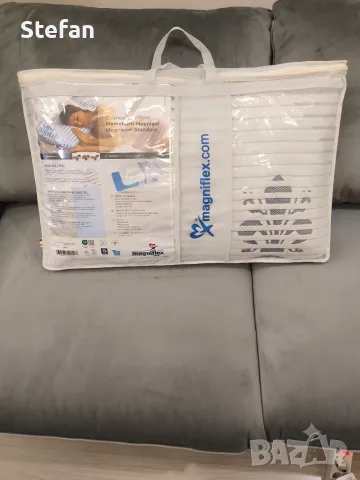 ЧИСТО НОВА Луксозна Италианска Възглавница MAGNIFLEX Magnicool Standard, снимка 2 - Възглавници - 55412911