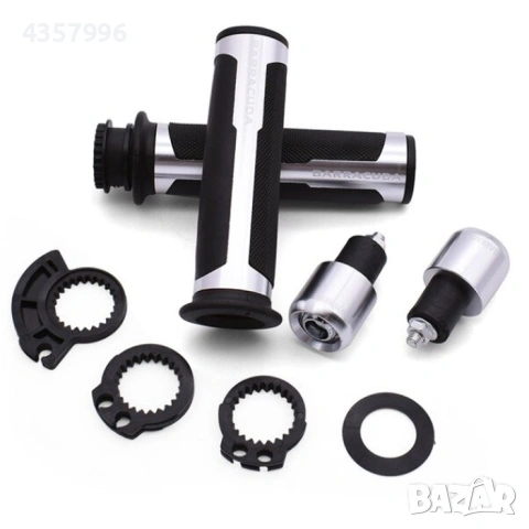 Дръжки за мотоциклет 281, Син, Червен, Черен и Сив, снимка 4 - Аксесоари и консумативи - 49338271