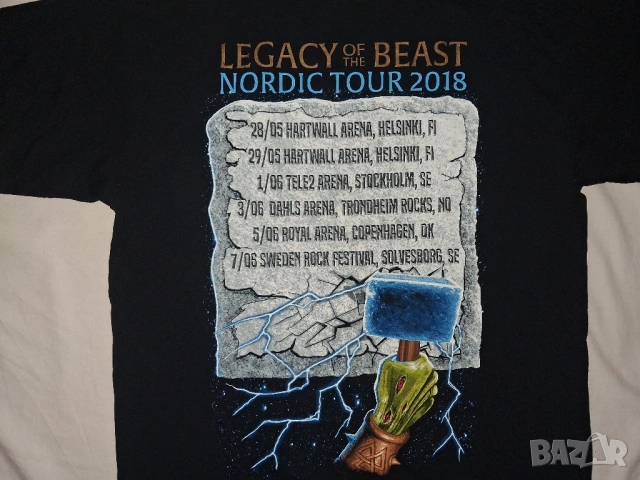 Iron Maiden и KISS (L) и (XL) мъжка тениска, снимка 4 - Тениски - 51697002