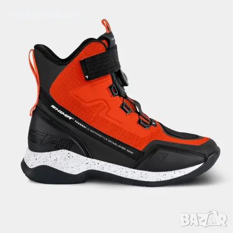 Мото боти обувки ботуши SHIMA TAKESHI Red Fluo/Black/White 351.85 лв. / 179.90 €, снимка 2 - Аксесоари и консумативи - 55316626
