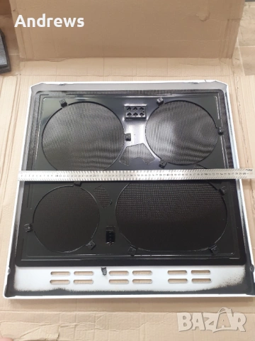 Стъклокерамичен плот за печка 50см / 593мм х 595мм с котлони елипса, снимка 4 - Печки, фурни - 54093059