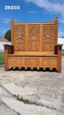 Пейка с ракла Готика, снимка 2 - Дивани и мека мебел - 54252855