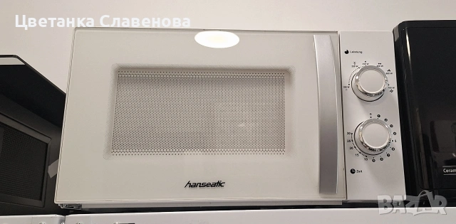 Микровълнова фурна Hanseatic 20л.700W SMH207P3H-P, сребриста, снимка 4 - Микровълнови - 52639421