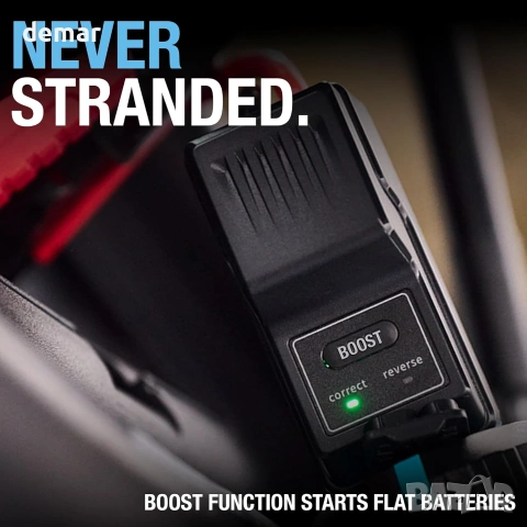 RING ULTRA START-AIR 1250A джъмп стартер Jump starter и помпа за гуми (RJST1030) с LED фенер и SOS, снимка 5 - Аксесоари и консумативи - 55001076