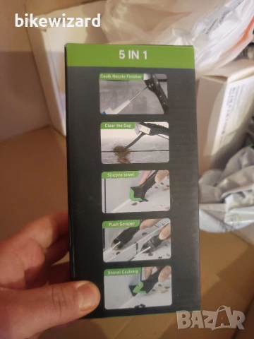 Комплект инструменти за премахване на силикон 5 в 1 стъргалка за фуги с 6 сменяеми подложки НОВО, снимка 6 - Други инструменти - 53238756