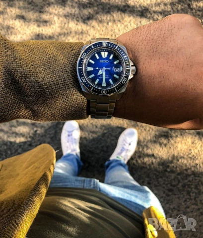 Seiko Prospex King Samurai "Manta Ray" SRPE33K1, фул сет, перфектен, снимка 7 - Мъжки - 55212398