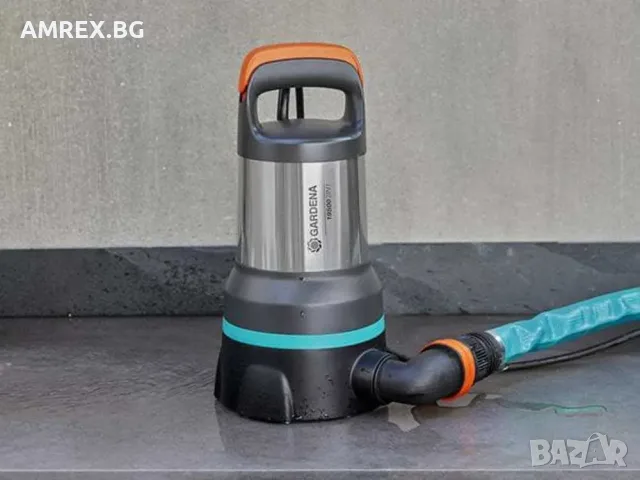 Потопяема помпа Gardena 15000 2 в 1 550W за чиста и мръсна вода, снимка 2 - Напояване - 55375057