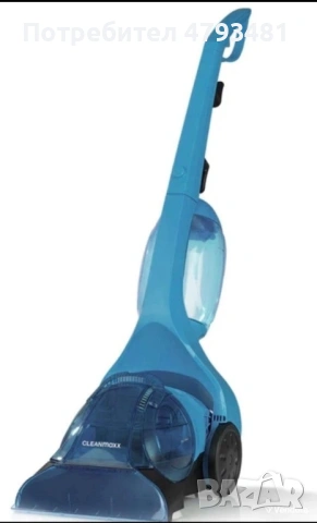 Почистваща машина за килими Cleanmaxx 500W 2,5L синя нова, снимка 4 - Прахосмукачки - 54397592