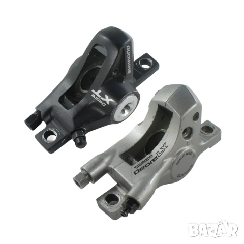 Shimano XT BR-M775 и LX BR-M585 хидравлични дискови спирачни апарати за планински велосипед