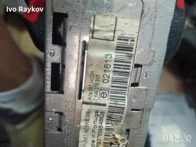 CD радио плеър за Alfa Romeo 147, Fiat 735293234, 7649378316, 7649378316, снимка 7 - Части - 55433051