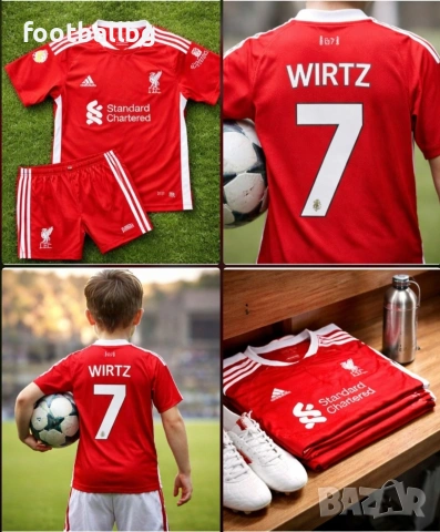 WIRTZ 7 ❤⚽️ детско юношески футболни екипи ❤⚽️ LIVERPOOL , снимка 2 - Футбол - 35307049