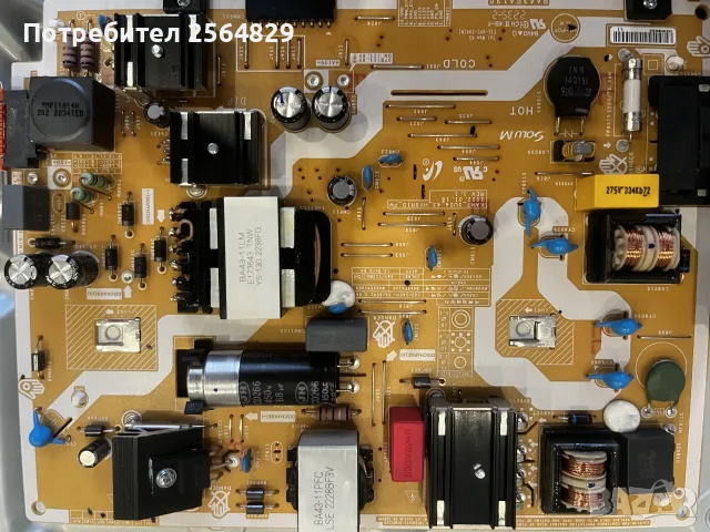 SAMSUNG UE43AU7172U BN9654206U BA43FA130 CY-BA043HGHY1V, снимка 4 - Части и Платки - 55609311
