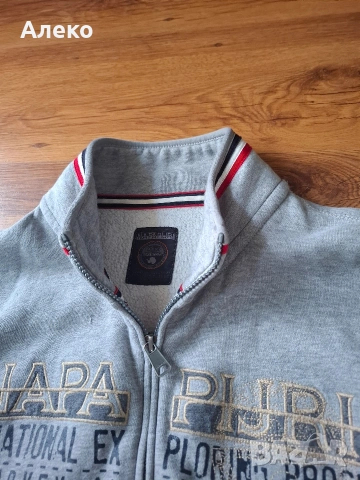 napapijri мъжко горнище L- XL размер. , снимка 7 - Спортни дрехи, екипи - 54899135