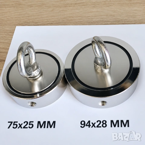 Неодимови магнити N52 / 40×20 / 50×30 / 60×30 и др. Магнитен риболов, снимка 11 - Други инструменти - 34620071
