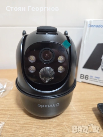 Чисто нова Cinnado B6 2K Wireless Security Camera with Solar Panel, снимка 2 - IP камери - 54527693