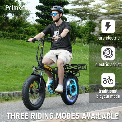 Hidoes F3 PRO Electric Bike | Range up to 110 km | 45 km/h | Powerful E-bike for City and Work, снимка 2 - Велосипеди - 54180183