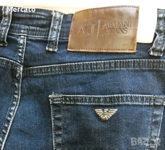 Оригинални мъжки дънки Armani Jeans - по етикет 34, снимка 9 - Дънки - 55557318