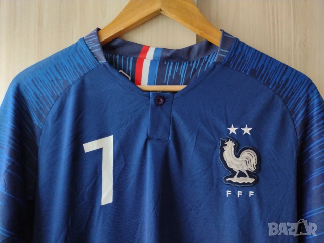 France / Griezmann #7 - мъжка футболна тениска на Франция, снимка 2 - Спортни дрехи, екипи - 54725046