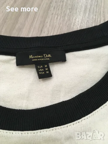 Massimo Dutti in *ringer* style дамски топ М, снимка 7 - Потници - 55667592