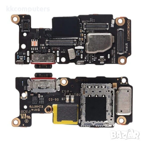 Конектор зареждане за XIAOMI Poco F5 Pro на платка с микрофон и компоненти