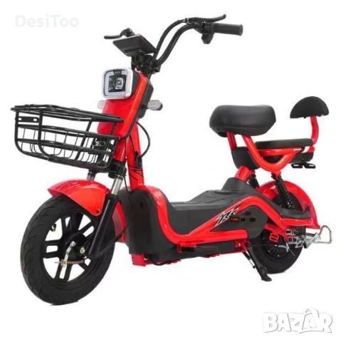 Електрически велосипед motor9 48V12AH – Максимална скорост 45 км/ч, 500W мотор, вакуумни гуми
