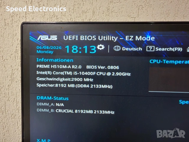 ASUS Prime H510M-A R2.0 + Intel I5 10400F, снимка 6 - Процесори - 54824744