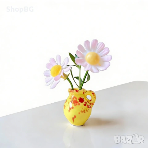 Магнитни мини вазички за хладилник „Mini Fridge Vases“ – комплект декоративни магнити, снимка 6 - Вази - 54820554