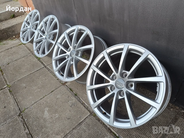 ОРИГИНАЛНИ джанти 17 ' цола 5x112 AUDI / АУДИ А4 А6 VW SKODA ET36, снимка 5 - Гуми и джанти - 54485957