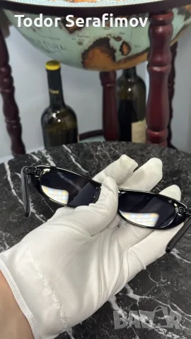 Слънчеви очила Saint Laurent SL 557 Shade – Черни, снимка 7 - Слънчеви и диоптрични очила - 55597575