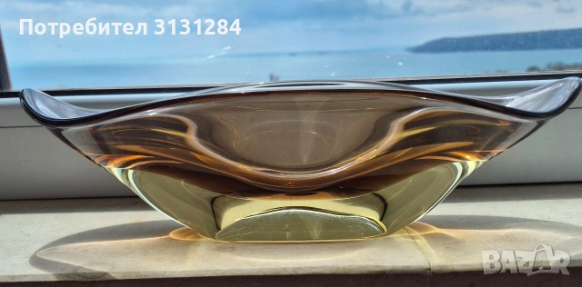 MURANO ваза SOMMERSO Венеция Италия, снимка 5 - Вази - 54510784