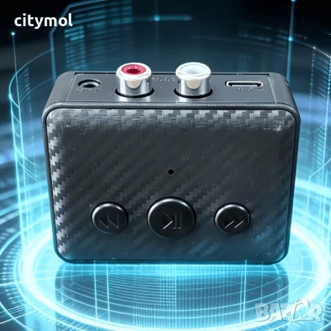 Bluetooth 5.4 аудио приемник с RCA / AUX / USB, снимка 4 - Ресийвъри, усилватели, смесителни пултове - 54302577