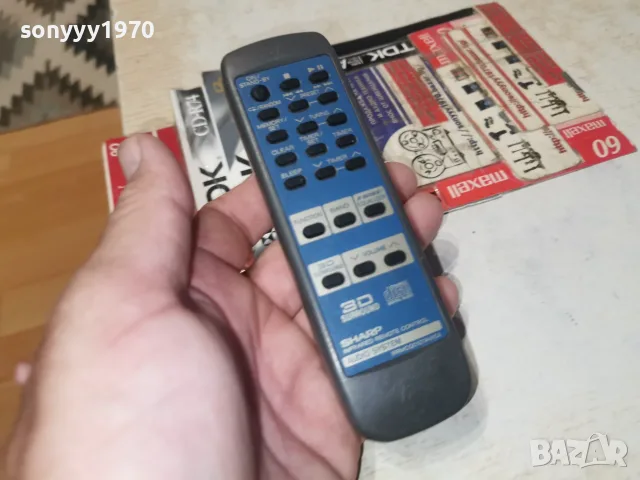SHARP PRMCG0107AWSA AUDIO REMOTE 2407260845H2E7R, снимка 7 - Ресийвъри, усилватели, смесителни пултове - 55400127