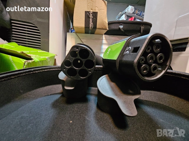 Кабел за зареждане Green Cell GC type 2, 7,2 kW, За EV / PHEV зареждане, 5 м, снимка 5 - Аксесоари и консумативи - 54702218