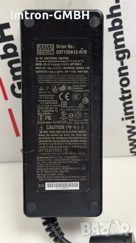 Захранващ адаптер  12VDC, 8.5A, 102W, 85~264VAC, 120~370VDC,  импулсен, GST120A12-R7B, снимка 4 - Кабели и адаптери - 55569065